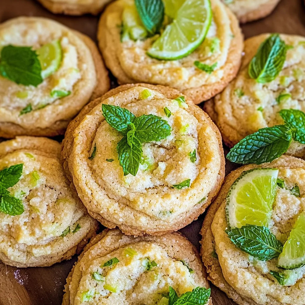 Soft and Chewy Mojito Cookies