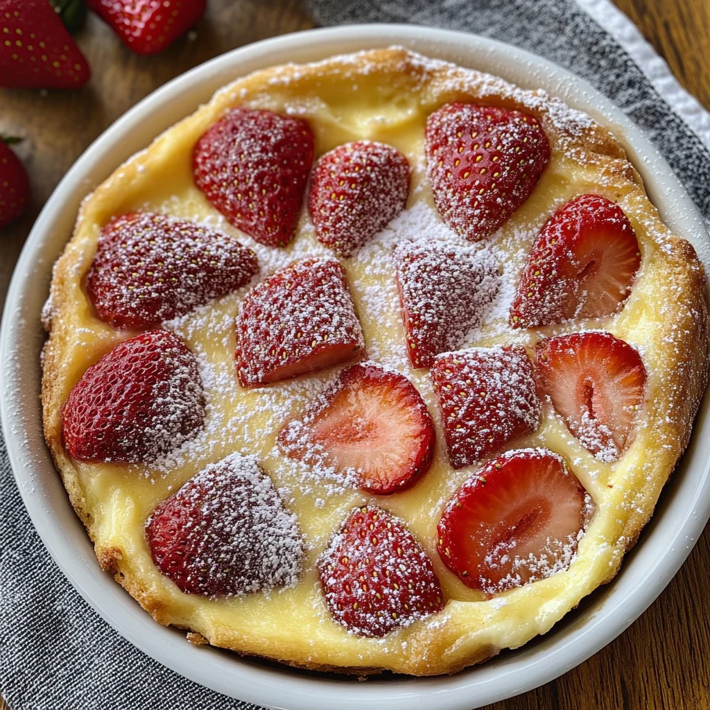 Strawberry Flaugnarde