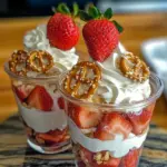 Strawberry Pretzel Salad Parfaits