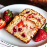 Strawberry Quick Bread with Fresh Berries