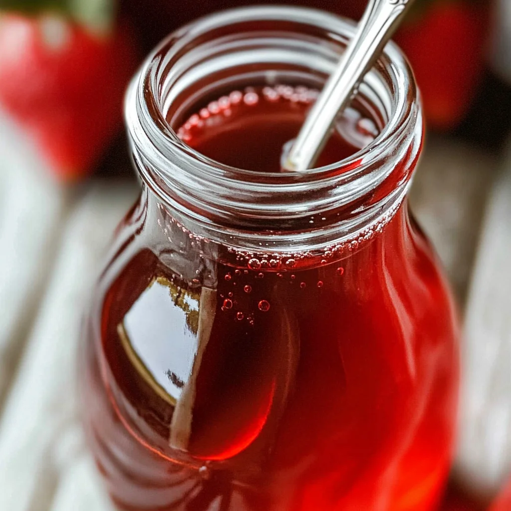 Strawberry Simple Syrup