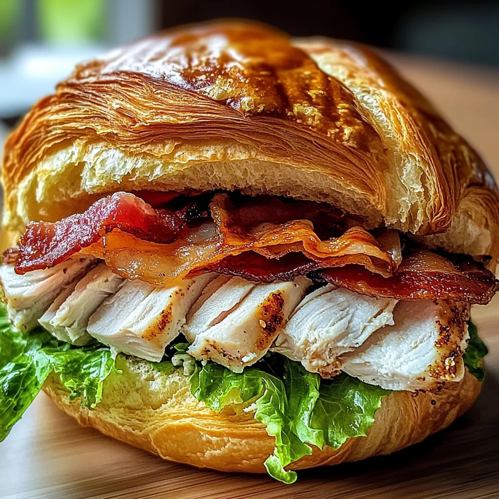 Turkey Bacon Chicken Croissant