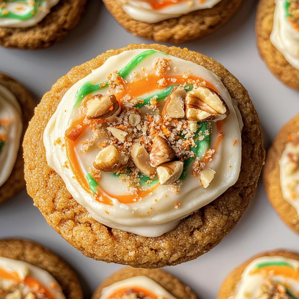 Vegan Carrot Cake Cookies