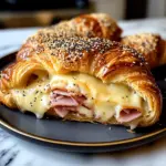 chicken ham and Cheese Croissant