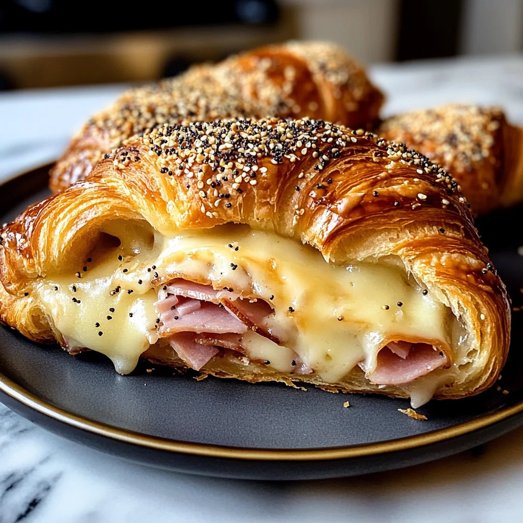 chicken ham and Cheese Croissant