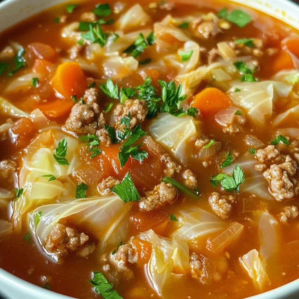 Cabbage Roll Soup