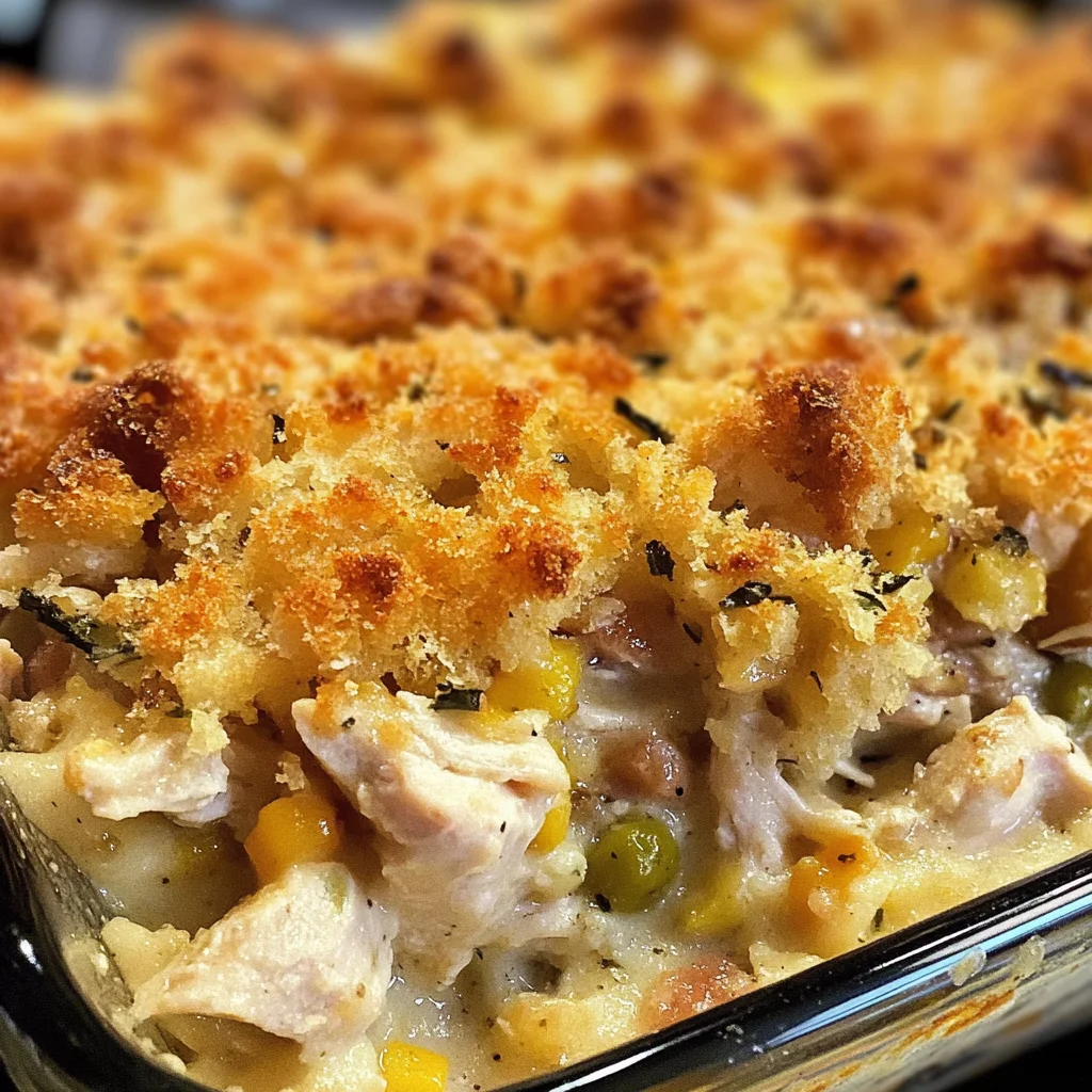 Chicken and Stuffing Casserole Recipe