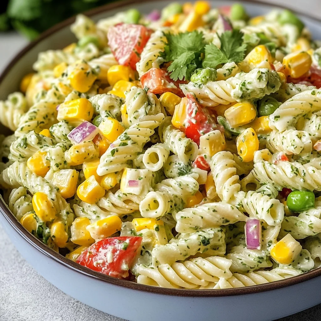Cilantro Lime Pasta Salad Recipe – Fresh, Creamy, and Crowd-Pleasing