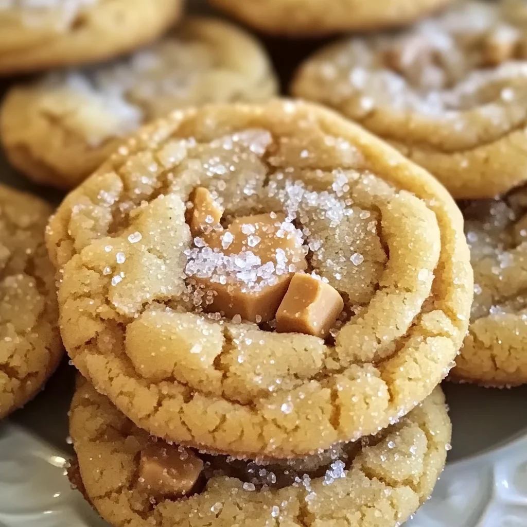Crinkly Crackly Butter Toffee Sugar Cookies