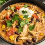 Crock pot cream cheese chicken chili recipe