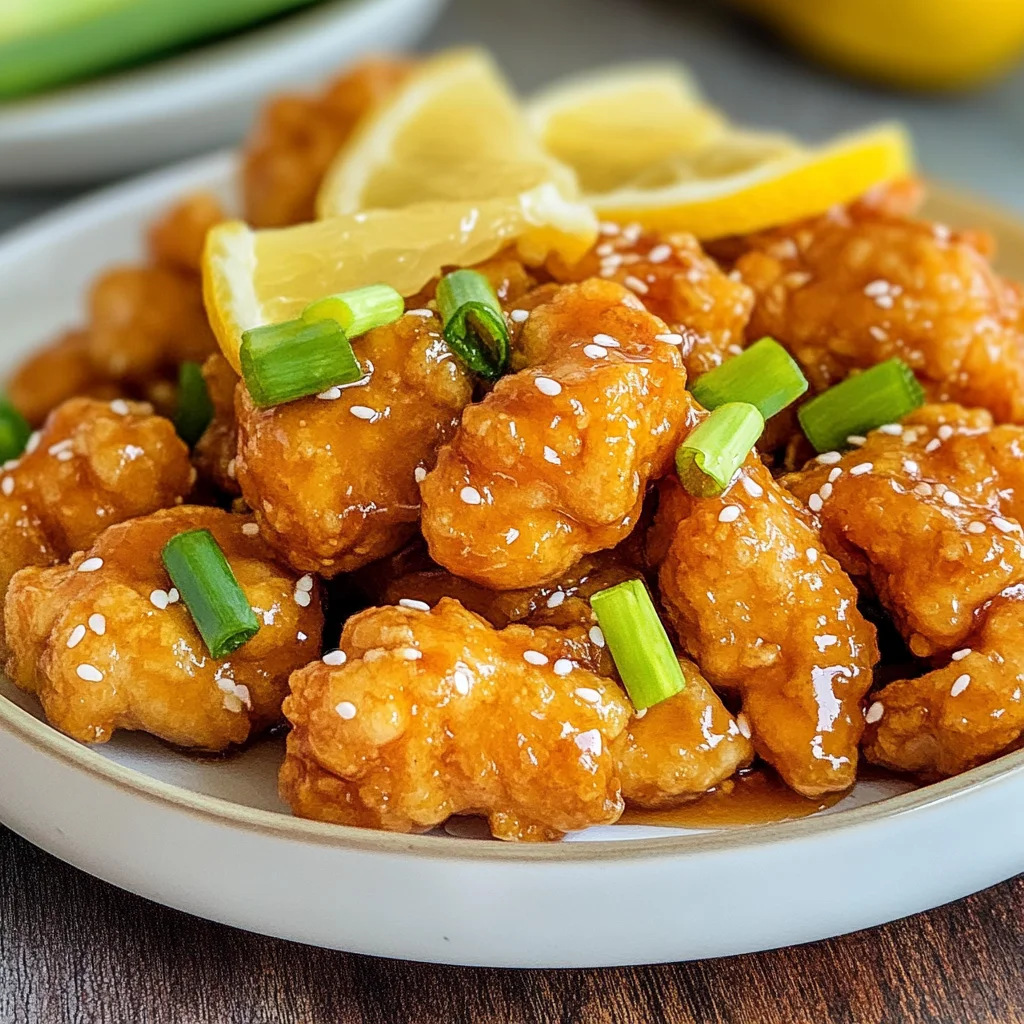 Easy Chinese Lemon Chicken