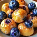 Lemon Blueberry Cottage Cheese Protein Bites