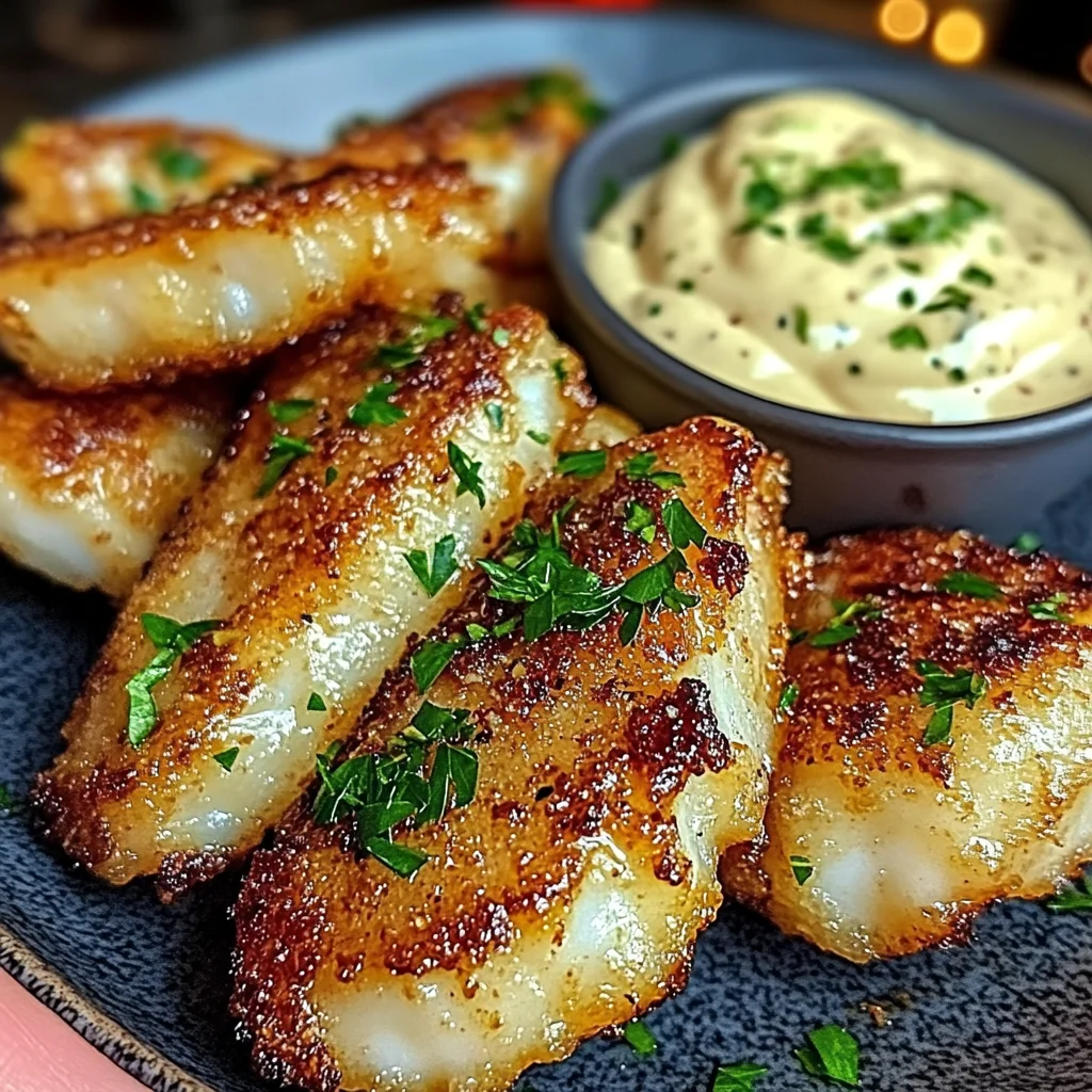 Lemon Butter Fish Bites with Garlic Aioli