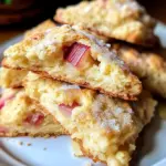 Lemon Rhubarb Scones