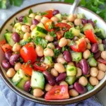 Mediterranean Bean Salad: Easy, Healthy & Flavorful Recipe