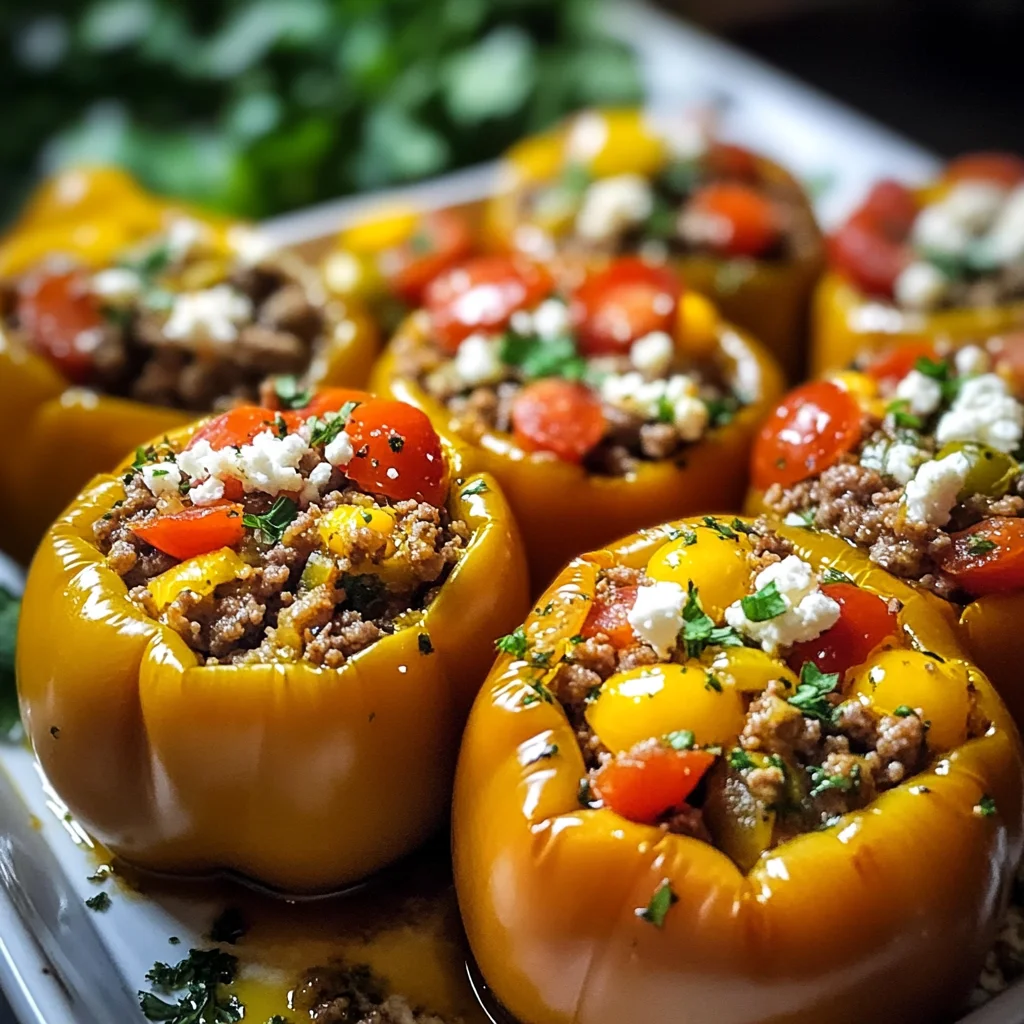 Mediterranean Stuffed Bell Peppers for Flavor-Packed Meals