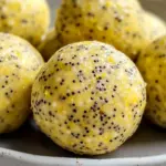 No-Bake Lemon Poppyseed Protein Balls