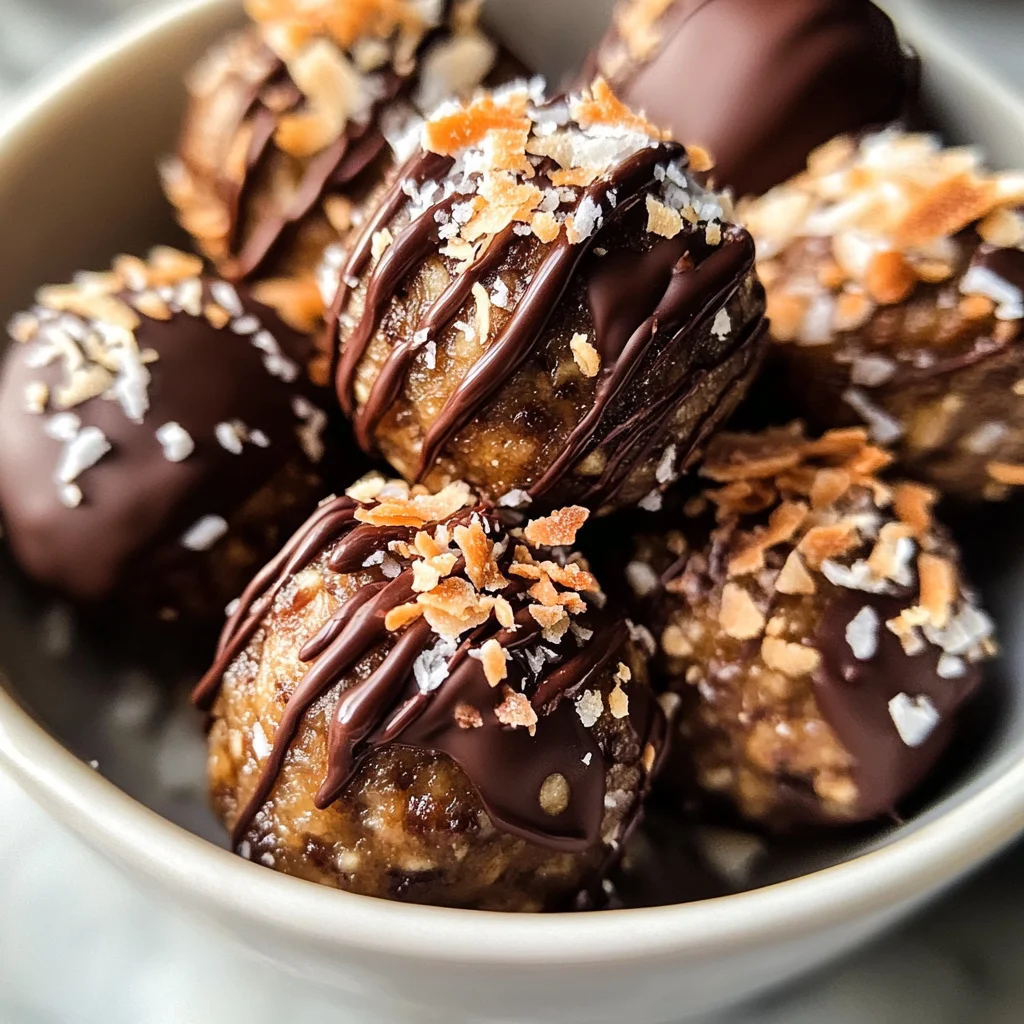 Samoa Cookie Protein Balls