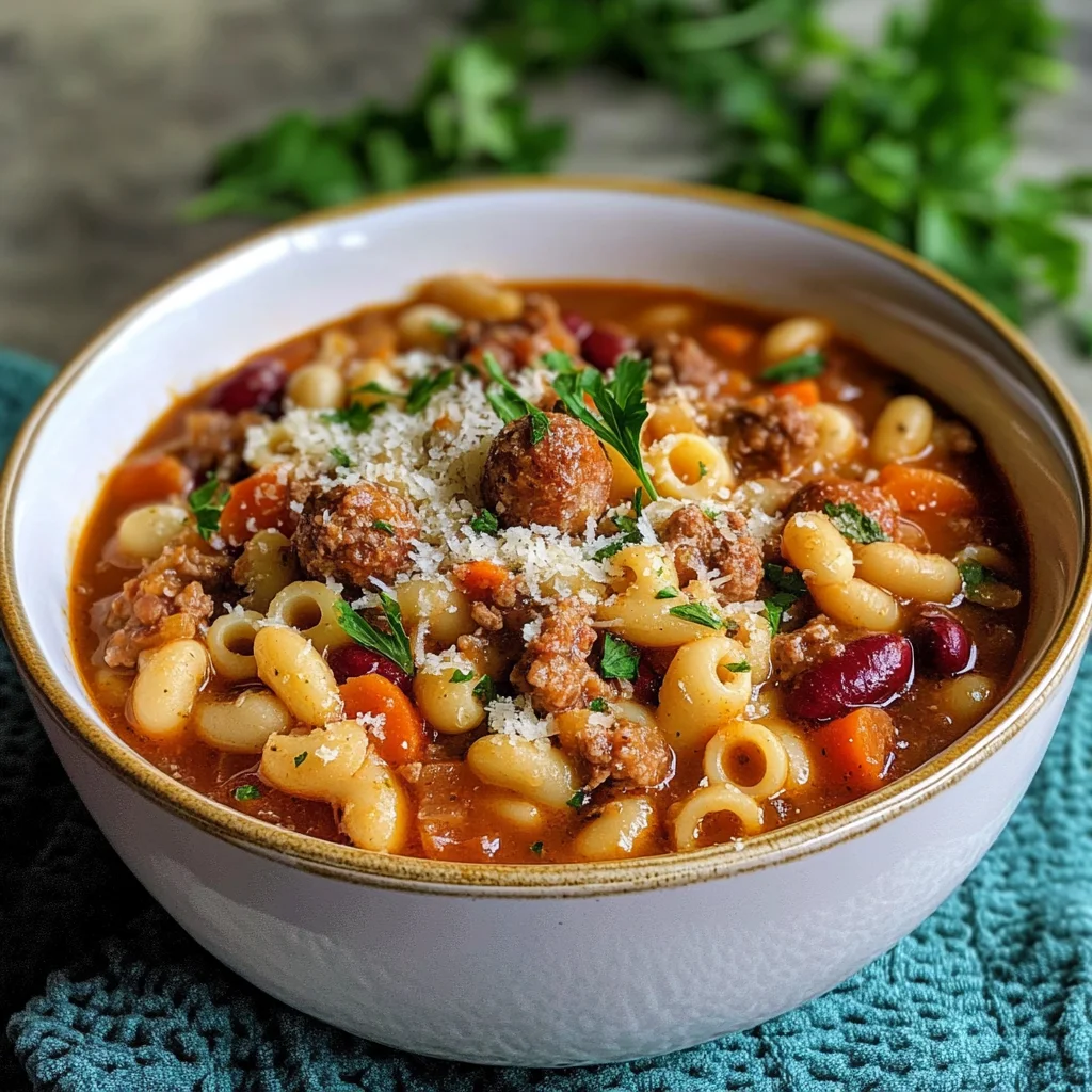Semi-Homemade Italian Pasta Fagioli Recipe