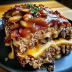 Turkey Bacon Mushroom Swiss Cheese Meatloaf – Easy & Juicy